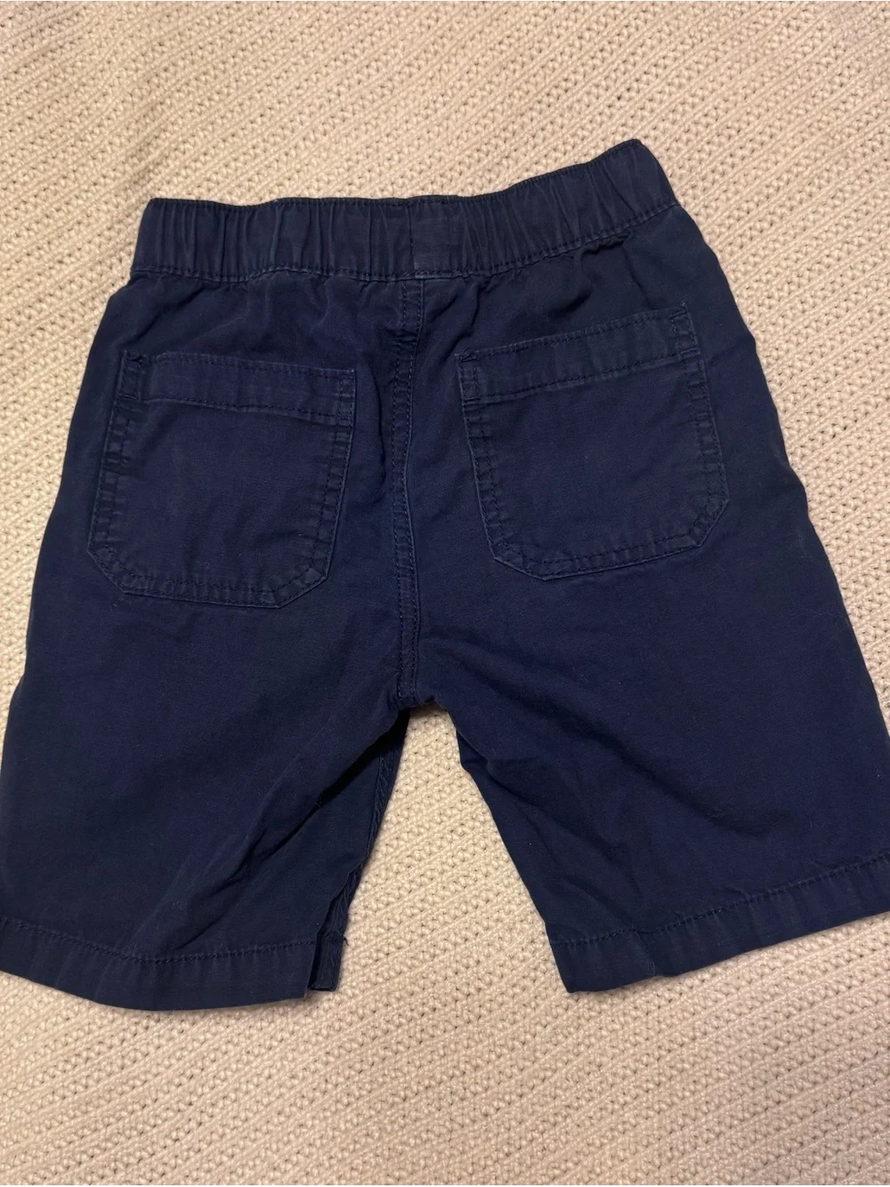 The Children's Place Navy Shorts with White Drawstring